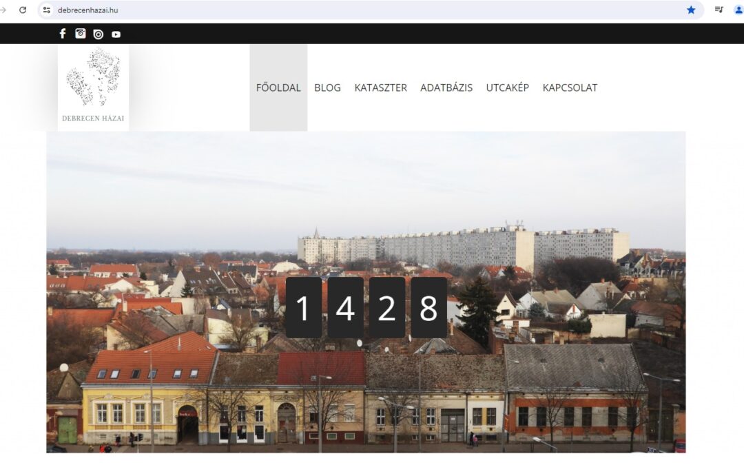 A debreceni cívis lakóépületek megörökítője – a Debrecen házai oldal